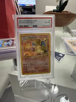 1999 POKEMON BASE SET CHARIZARD 4/102 PSA 6 RARE - Image 1