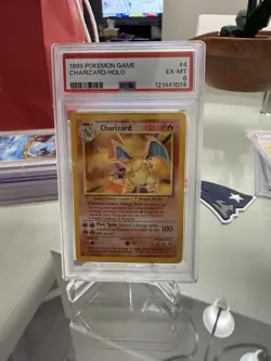1999 POKEMON BASE SET CHARIZARD 4/102 PSA 6 RARE - Image 3