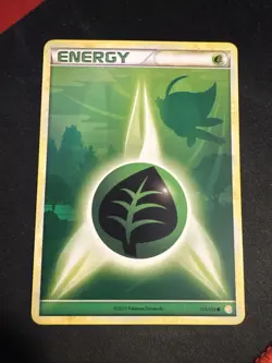 Pokemon - Grass Energy 115/123 Heartgold & Soulsilver Regular - Image 1