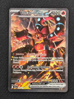 Pokemon VOLCANION EX 182/159 SIR Journey Together SIR ungraded HIGH GRADE GEM 10 - Image 1