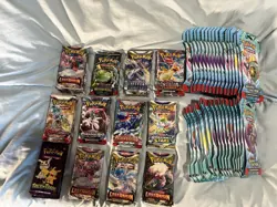 Pokemon Booster Pack Lot. 74 Sealed Booster Packs TCG Pokemon See Description - Image 1