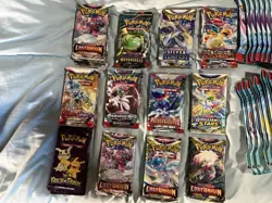 Pokemon Booster Pack Lot. 74 Sealed Booster Packs TCG Pokemon See Description - Image 2