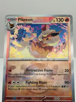 🔥Pokemon TCG-Flareon-013/131-Poke Ball Pattern-Prismatic Evolutions-M/NM!🔥 - Image 2