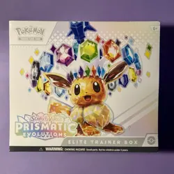 Pokemon Prismatic Evolutions Elite Trainer Box ETB New Factory w/ Shrink Sealed - Image 1