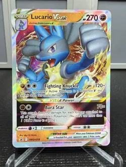 Lucario VSTAR NM SWSH214 SWSH: Sword & Shield Promo Pokemon TCG Holo - Image 1