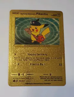 Pokemon TCG Special Delivery Pikachu Sword & Shield SWSH074 Holo Promo - Image 1