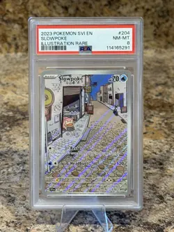 2023 Pokemon Svi En Slowpoke Illustration Rare #204 🔥🔥🔥 - Image 1