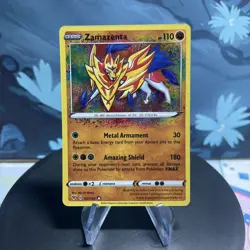 Pokemon Zamazenta | 102/185 | Vivid Voltage | Amazing Rare Holo | NM - Image 1