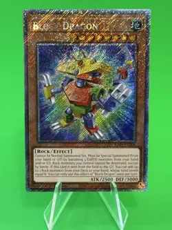 Yu-Gi-Oh Quarter Century Stampede Block Dragon PSR RA04-EN268 NM!!! - Image 1