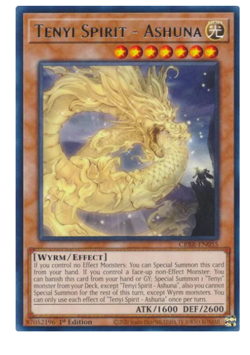 x3 Tenyi Spirit - Ashuna - CRBR-EN055 - Rare - YuGiOh - Image 1