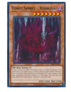 x3 Tenyi Spirit - Vishuda - CRBR-EN054 - Rare - YuGiOh - Image 1