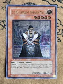 Yugioh D.D.M. - Different Dimension Master CRV-EN032 1st Ed Ultimate Rare LP - Image 1