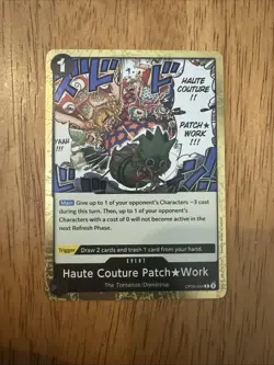 ONE PIECE TCG: AWAKENING OF THE NEW ERA #OP05-094 HAUTE COUTURE PATCH WORK RARE - Image 1