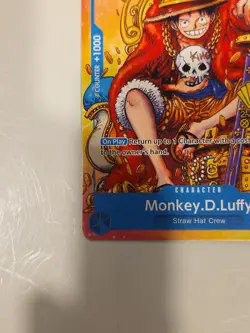 Monkey.D.Luffy (2nd Anniversary Stamped Promo) P-043 One Piece TCG - English NM - Image 3