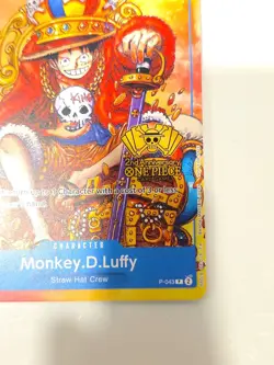 Monkey.D.Luffy (2nd Anniversary Stamped Promo) P-043 One Piece TCG - English NM - Image 4
