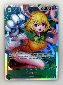 One Piece Carrot #OP08-023 SR Super Rare Two Legends - Image 1