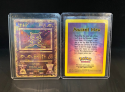 2000 Ancient Mew Pokemon Movie Promo Card Holo Rare with Pokemon League Card - Image 1