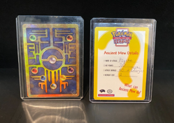 2000 Ancient Mew Pokemon Movie Promo Card Holo Rare with Pokemon League Card - Image 2