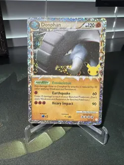 Donphan 107/123 - Celebrations Classic Collection Holo Pokemon Card NM+ - Image 1