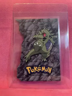 Pokemon Tyranitar 18/18 Johto League Champions Embossed Die Cut TOPPS CARD NM - Image 1