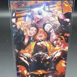 Nezuko, Zenitsu, Inosuke & Tanjiro Anime Waifu Card Doujin ACG Goddess Holo - Image 1