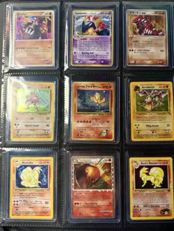 Vintage Pokemon Card Collection - No Binder Lot 2 Pages - US (Lot #8) - Image 1