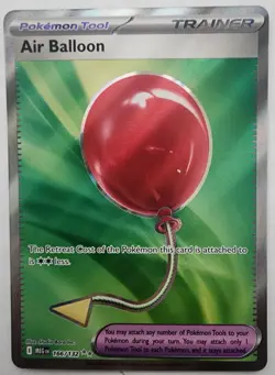 Pokemon Trading Card TCG Air Balloon Trainer Art Holo 166/132 Nintendo 2025 - Image 1