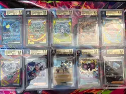 Pokemon 10x Graded Card Lot Beckett All Gem Mint All SAR Lot # 34 - Image 1