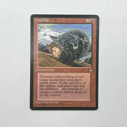 Magic The Gathering MTG Mudslide - Ice Age - EX Authentic Official Enchantment - Image 1