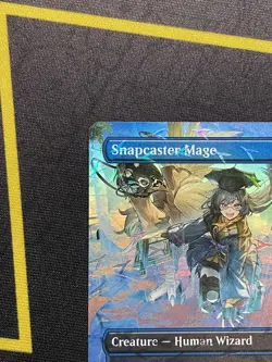 Snapcaster Mage (Borderless) (Chocobo Track Foil) Commander: Final Fantasy Foil - Image 2