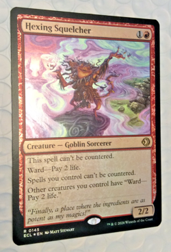 Magic the Gathering Hexing Squelcher Lorwyn Eclipsed Foil NM - Image 1