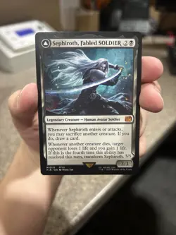 Magic the Gathering Final Fantasy Sephiroth Fabled Soldier - Image 1