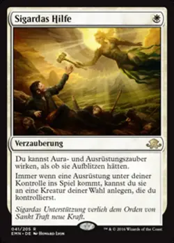 1x Sigarda's Aid Eldritch Moon German Near Mint MTG - Image 1