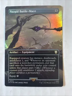 Nazgul Battle Mace : MTG *SURGE FOIL* LTC #0554 Lord of the Rings / NM - Image 1