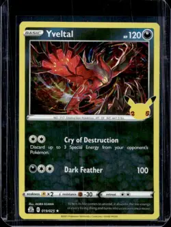 2021 Pokemon SWSH Celebrations Yveltal #019/025 - Image 1