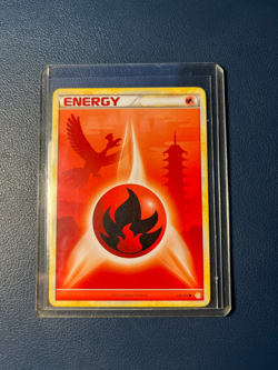 Pokemon TCG - Fire Energy Ho-Oh 116/123 Heartgold & Soulsilver Regular - LP - Image 2