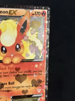 Flareon EX RC6/RC32 Ultra Rare Generations: Radiant Collection Pokemon Card - Image 3