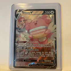 Blissey V TG22/TG30 Silver Tempest Trainer Gallery Full Art Pokemon Card Holo - Image 2