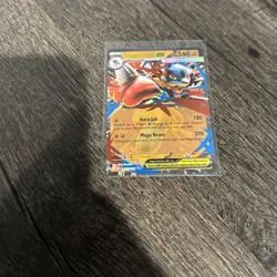 Pokemon TCG Mega Lucario EX 077/132 Mega Evolution Double Rare - Image 1