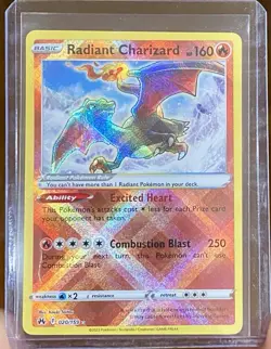 Pokemon 8 Card Lot Amazing Rare And Radiant Rares All Cards NM Charizard + - Image 3