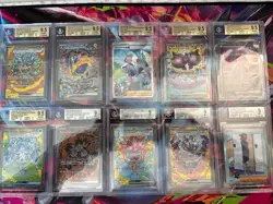 Pokemon 10x Graded Card Lot Beckett All SAR Lot#35 - Image 1