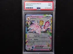 POKEMON 2025 Prismatic Evolutions ESPEON EX #034 PSA 9 Mint RARE - Image 1