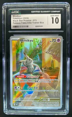 2023-25 Pokemon SV Black Star Promos - SVP EN Mimikyu #075 CGC 10 - Image 1