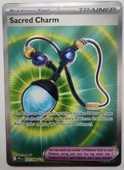 Pokemon Trading Card TCG Sacred Charm Trainer Art Holo 122/094 Nintendo 2025 - Image 1