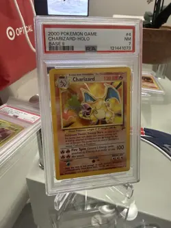 2000 POKEMON CHARIZARD - HOLO BASE SET 2 HOLO #4 PSA 7 NM - Image 1