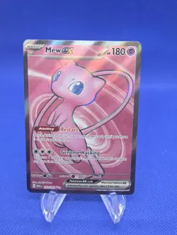 Pokemon Scarlet & Violet 151 Mew ex 193/165 Full Art Ultra Rare NM - Image 1