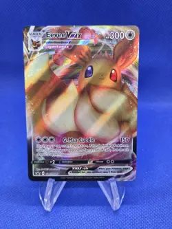 Pokemon Sword & Shield Shining Fates Eevee VMAX SWSH087 Black Star Promo NM - Image 1