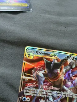Pokemon Greninja GX TCG SM197 Sun & Moon Rare Holo Black Star Promo - Image 2