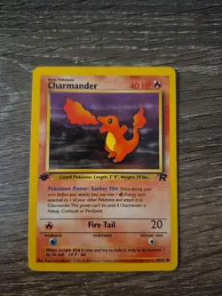 Charmander 50/82 1st Edition Team Rocket 2000 Pokemon TCG WIZARDS OF THE COAST - Image 1