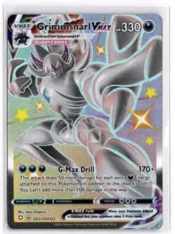 Pokemon TCG Grimmsnarl VMAX (Full Art) SV117/SV122 Shining Fates: Shiny Vault - Image 1